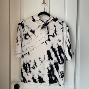 No Boundaries Cream and Black Hoodie